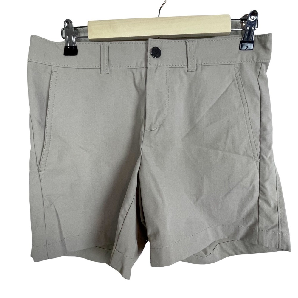 Bogner Khaki Chino Shorts Womens 4 Tan Functional Golf Casual Stretch Preppy